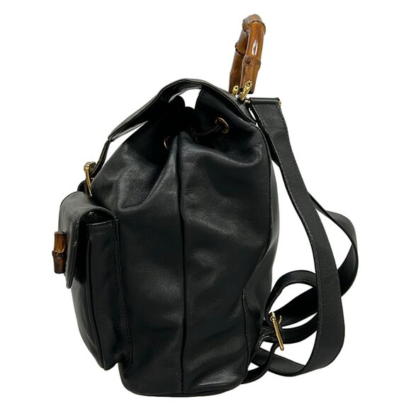 Gucci Bamboo Backpack 0031998 Leather main image 9